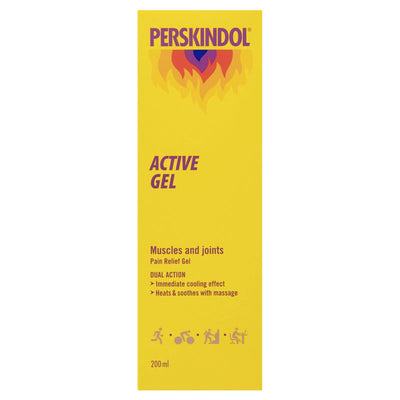 Perskindol Active Pain Relief Gel 200ml - Effective Muscle Pain Relief