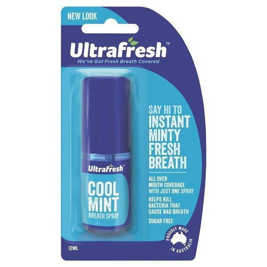 Ultrafresh Coolmint Breath Freshener 12ml - Instant Fresh Breath Solution-Auzzi Store
