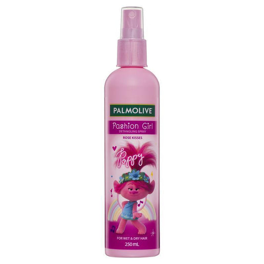 Palmolive Fashion Girl Detangling Spray Rose Kisses 250mL - Tangle-Free Hair Solution-Auzzi Store