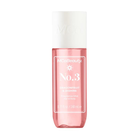 MCoBeauty Dragonfruit & Jasmine No. 3 Fragrance Hair & Body Mist 240ml - Refreshing Scent