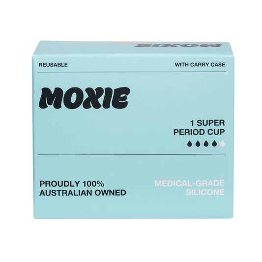 Moxie Super Menstrual Cup with Purse-worthy Pod - Maximum Protection & Comfort - Auzzi Store