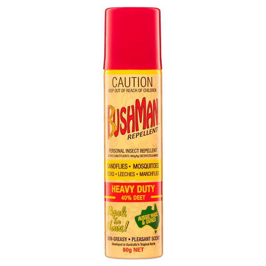 Bushman Heavy Duty Insect Repellent Aerosol 60g - Ultimate Protection Against Insects-Auzzi Store