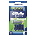 Gillette Sensor 3 Sensitive Disposable Razors - 8 Pack