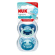 NUK Signature Soother Silicone 6-18 Months - 2 Pack for Oral Health