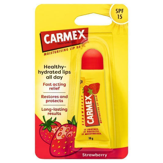 Carmex Lip Balm Strawberry Squeeze Tube - 10g