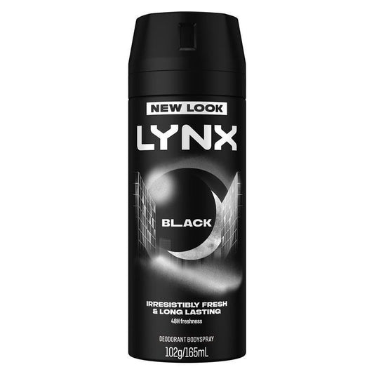 LYNX Black Deodorant 165ml – 48H Protection Frozen Pear & Sandalwood