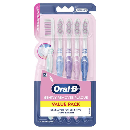 Oral-B Precision Clean Sensitive Toothbrush - 5 Pack-Auzzi Store