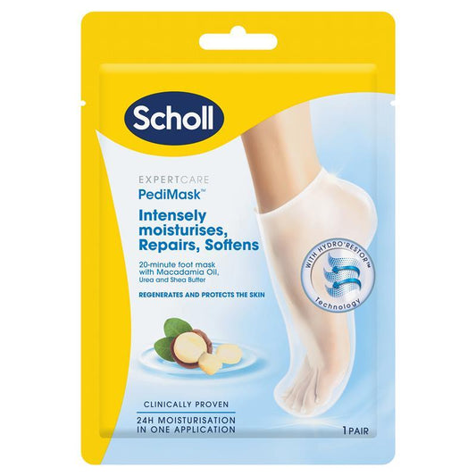 Scholl Dry Skin PediMask 1 Pair - Intensive Foot Care - Auzzi Store