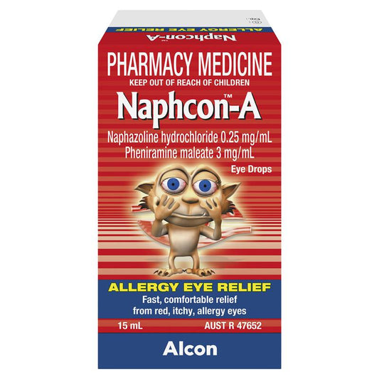 Naphcon-A Eye Drops 15mL - Fast Relief for Allergy Eyes-Auzzi Store
