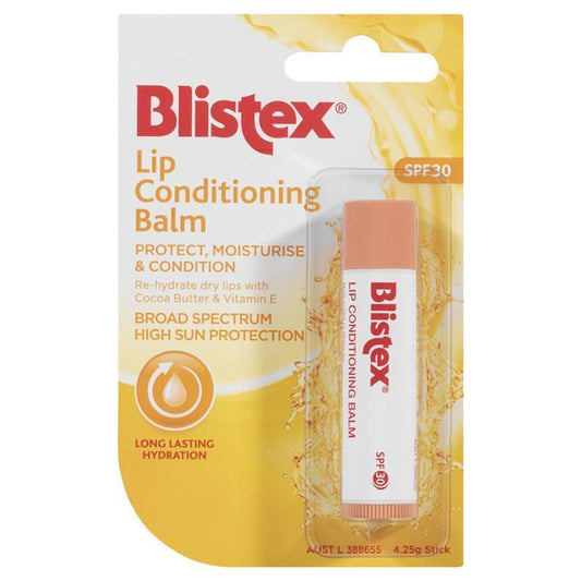 Blistex Lip Conditioning Balm SPF 30 4.25g Stick - Ultimate Hydration & Sun Protection-Auzzi Store