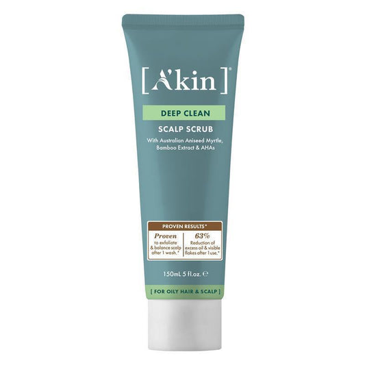 A'kin Deep Clean Scalp Scrub 150ml - Detoxify & Balance Scalp - Auzzistore