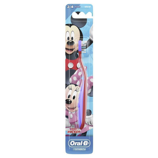Oral-B Stages 2 Mickey Toothbrush for Kids (2-4 Years) - Fun & Effective Cleaning-Auzzi Store