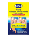 Scholl Washproof Corn Removal Plaster with Medicated Discs, 8-Pack