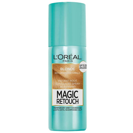 L'Oreal Paris Magic Retouch Temporary Root Concealer Spray - Blonde (Instant Grey Hair Coverage) - Auzzistore