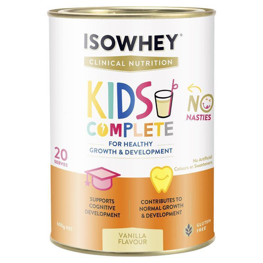 IsoWhey Clinical Nutrition Kids Complete Vanilla - 600g - Auzzi Store