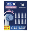 Oral-B Sensitive Clean Electric Toothbrush Replacement Heads - 16 Pack