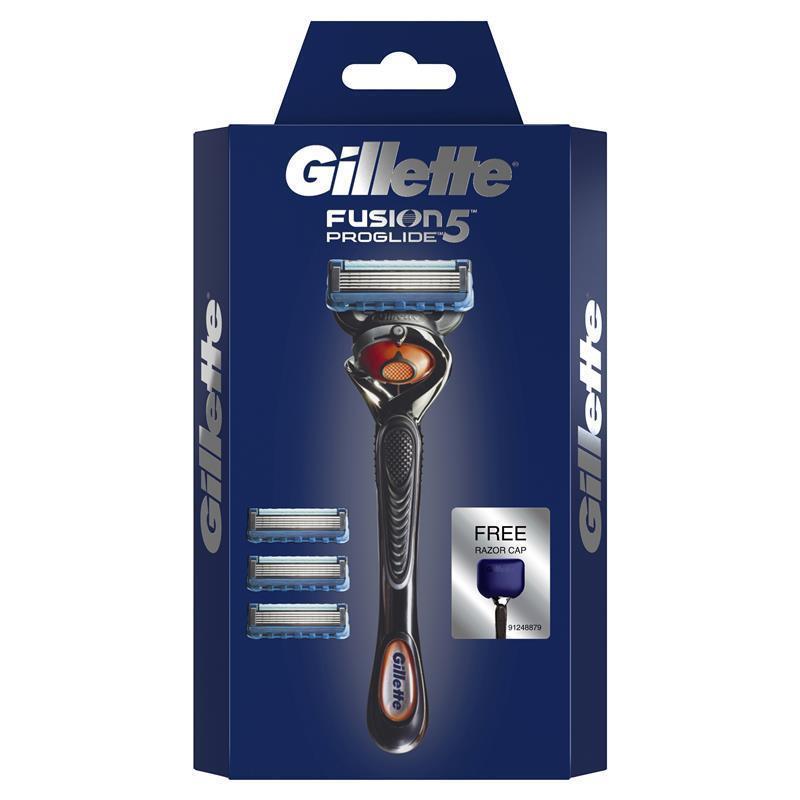 Gillette Fusion5 ProGlide TerraCycle Starter Pack - Razor, 3 Blades & Cap