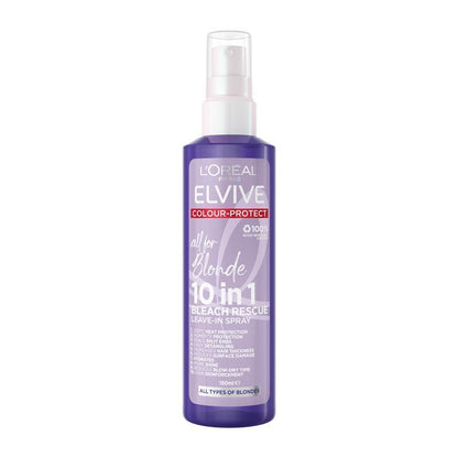 L'Oreal Paris Elvive Purple 10 in 1 Leave In Spray 150ml - Multi-Action Hair Care