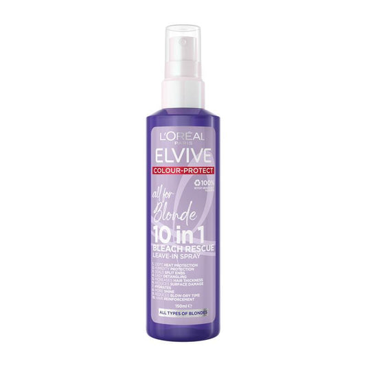 L'Oreal Paris Elvive Purple 10 in 1 Leave In Spray 150ml - Multi-Action Hair Care