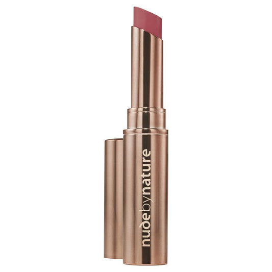 Nude by Nature Creamy Matte Lipstick 07 Red Blossom - Luxurious Color & Comfort - Auzzi Store