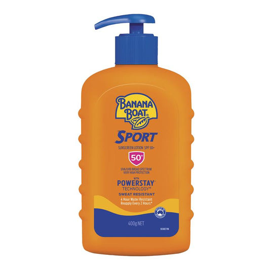 Banana Boat SPF 50+ Sport 400g - High-Performance Sunscreen for Active Lifestyles-Auzzi Store