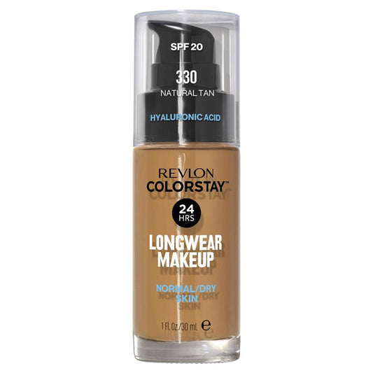 Revlon Colorstay Makeup Foundation for Normal/Dry Skin Natural Tan 30ml - Longwear Formula