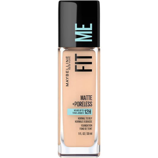 Maybelline Fit Me Matte & Poreless Mattifying Liquid Foundation - Soft Sand 124
