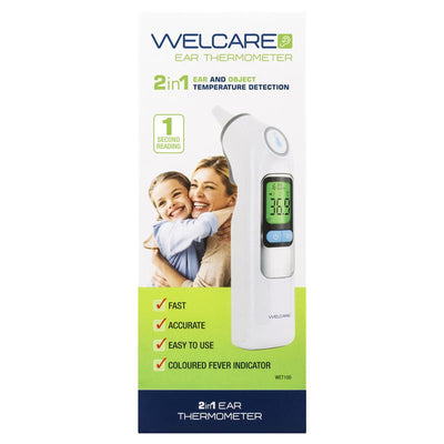 Welcare 2 In 1 Ear Thermometer - Fast & Accurate Temperature Readings