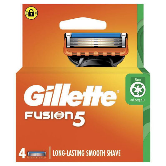 Gillette Fusion5 Power Razor Blade Refills -  4-Blade Precision Trimmer