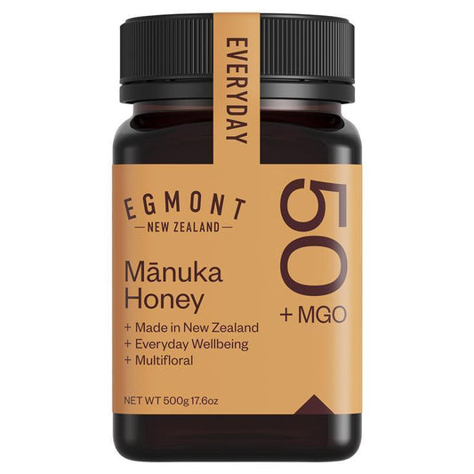 Egmont Honey MGO 50+ Multifloral Manuka 500g - Natural Sweetener for a Healthy Lifestyle