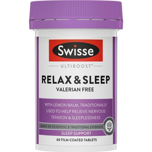 Swisse Ultiboost Relax & Sleep 60 Tablets-Auzzi Store