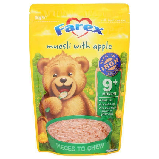 Farex® Muesli with Apple for 9 Months+ - 150g - Auzzi Store