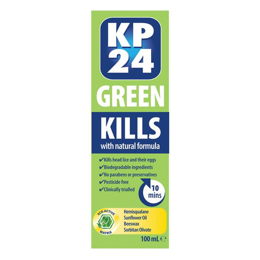 KP24 Green + Comb 100ml - Effective Lice Treatment – view 2