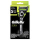 Gillette Labs Exfoliating Razor with Magnetic Stand + 2 Blade Refills - Effortless Shaving - Auzzistore