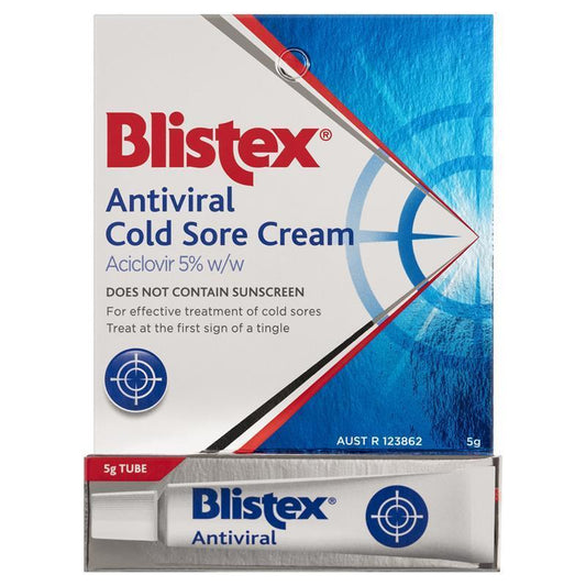 Blistex Antiviral Cold Sore Cream 5g - Fast Relief for Cold Sores-Auzzi Store
