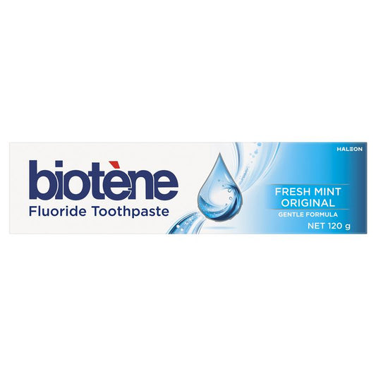 Biotene Dry Mouth Relief Fluoride Toothpaste Fresh Mint 120g - Gentle Care for Dry Mouth-Auzzi Store
