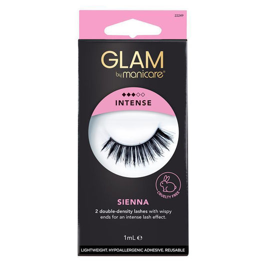 Glam By Manicare Sienna Lashes Intense - Double Density-Auzzi Store