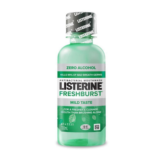 Listerine Freshburst Zero Mouthwash 100ml - Ultimate Freshness