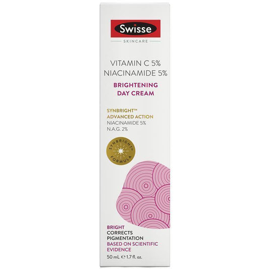 Swisse Skincare Vitamin C 5% & Niacinamide 5% Brightening Day Cream (50ml)