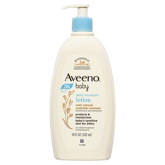 Aveeno Baby Daily Moisturising Lotion 532mL - Fragrance Free-Auzzi Store