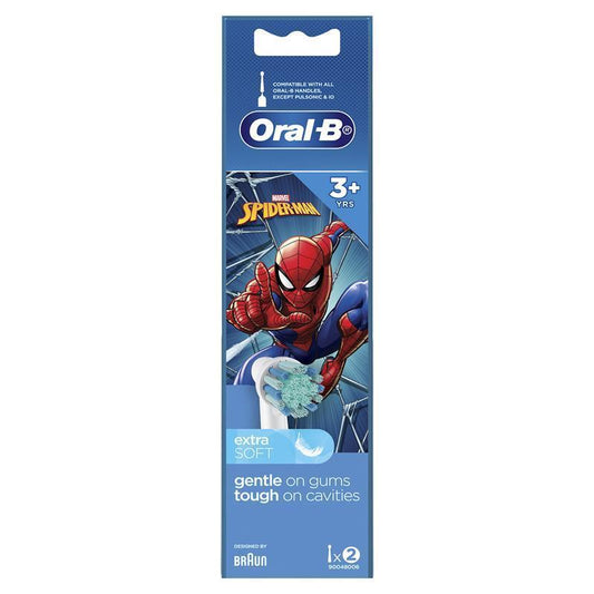 Oral-B Kids Power Toothbrush Refills - Star Wars/Spiderman 2 Pack - Auzzi Store