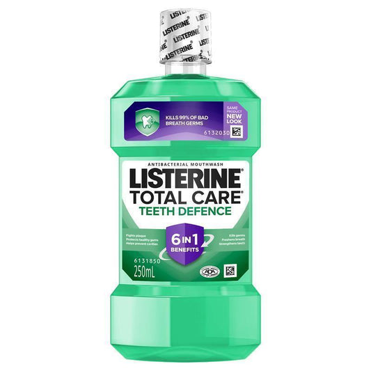 Listerine Total Care® Teeth Defence Antibacterial Mouthwash - 250mL-Auzzi Store