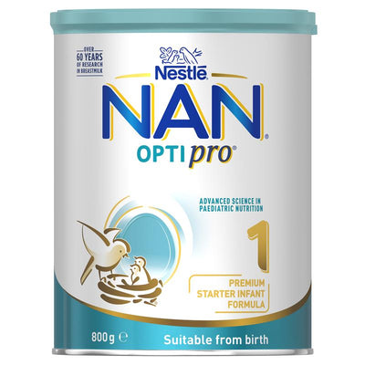 Nestle NAN OPTIPRO 1 Premium Starter Baby Infant Formula Powder - 800g