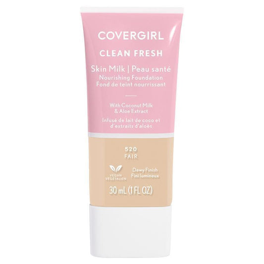 Covergirl Clean Fresh Skin Milk Vegan Foundation Fair 520 Online Only