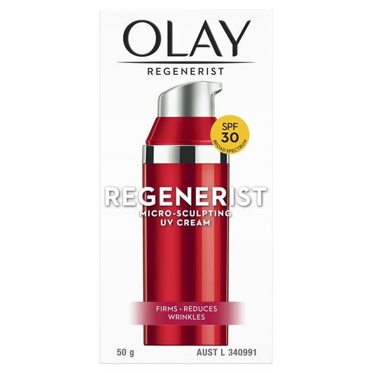 Olay Regenerist Advanced Anti-Ageing Micro-Sculpting UV Day Face Cream SPF 30 - 50g-Auzzi Store
