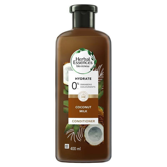 Herbal Essences Bio:Renew Hydrate Coconut Milk Conditioner 400ml - Nourishing Hydration for Dry Hair - Auzzi Store