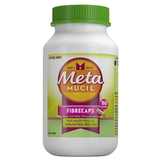 Metamucil Fibre Supplement FibreCaps 160 Capsules - Daily Digestive Health-Auzzi Store