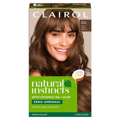 Natural Instincts 6A Tweed - Light Cool Brown Semi-Permanent Hair Colour