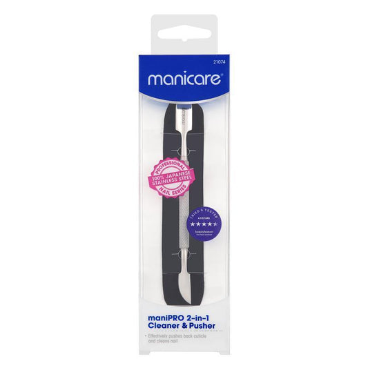 Manicare ManiPRO 2-In-1 Cleaner & Pusher - Japanese Stainless Steel