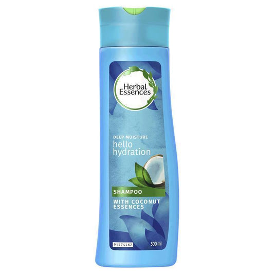 Herbal Essences Hello Hydration Shampoo 300ml - Coconut Infusion for Ultimate Moisture-Auzzi Store